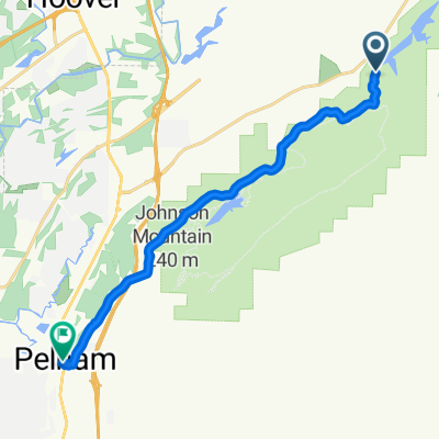 Moccasin Wildlife Trail, Pelham to Highway 52 W, Pelham