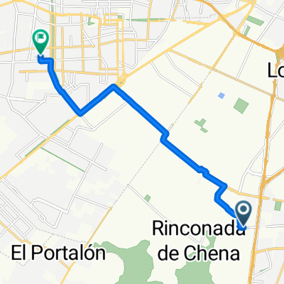 Camino La Vara, San Bernardo a Pasaje Laurencio, Maipú