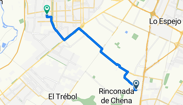 Camino La Vara, San Bernardo a Pasaje Laurencio, Maipú