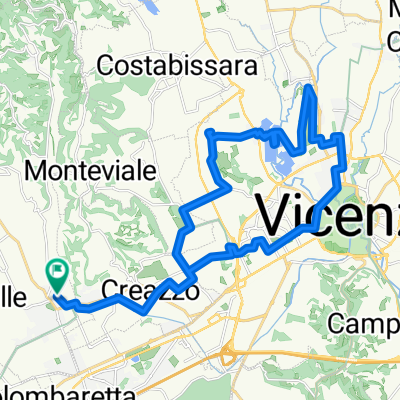 Bel giro serale a Vicenza 😃