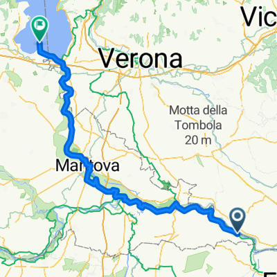 Via Giuseppe Garibaldi, Sermide e Felonica nach Piazzale Europa, Sirmione