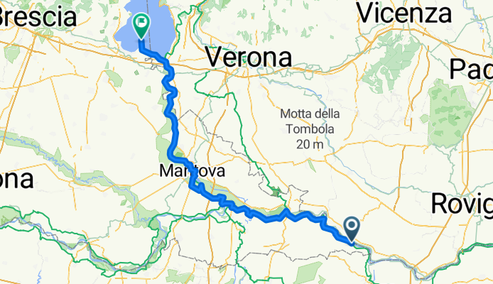 Via Giuseppe Garibaldi, Sermide e Felonica nach Piazzale Europa, Sirmione