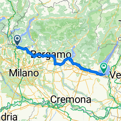 Piazza Cacciatori delle Alpi, Como nach Piazza Virgilio, Sirmione