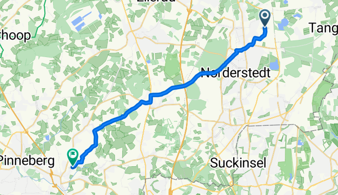 Sportliche Route