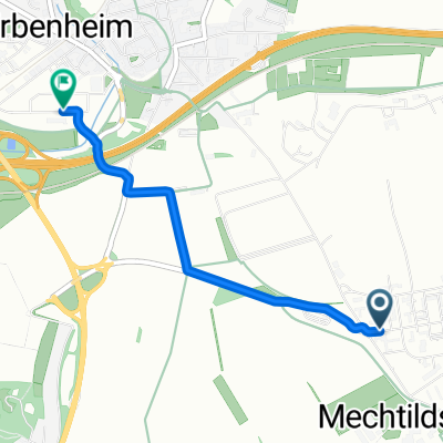 Wiesbaden Centre, Wiesbaden to Zur Schleifmühle, Wiesbaden