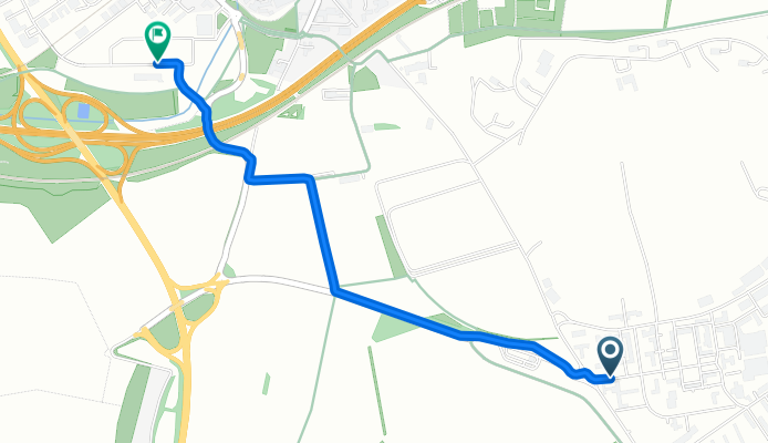 Wiesbaden Centre, Wiesbaden to Zur Schleifmühle, Wiesbaden