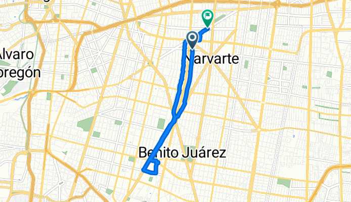 Avenida Cumbres de Maltrata, Benito Juárez a Diagonal San Antonio, Benito Juárez