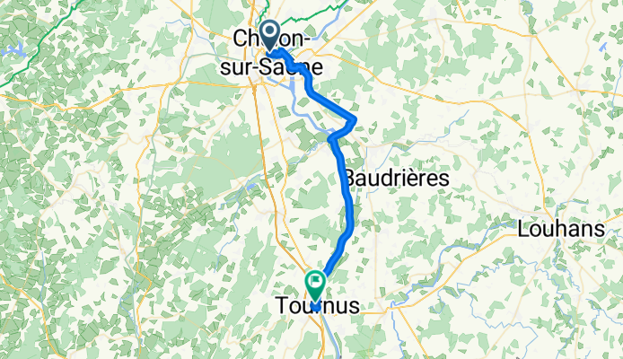 From Chalon-sur-Saône to Tournus