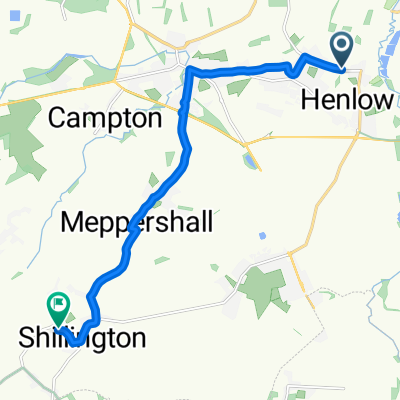 Newtown, Henlow to Greenfields, Hitchin