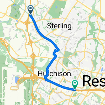 Warp Dr, Sterling to Upper Potomac, Herndon