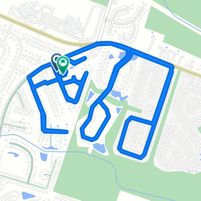 Deer Walk Rd, Pooler to Deer Walk Rd, Pooler