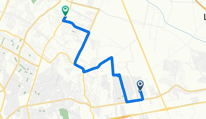 De Río Grijalva a Boulevard Eulalio Gutiérrez Treviño