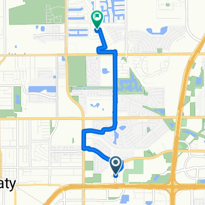 De Katy Freeway a Rossi Gardens Circle