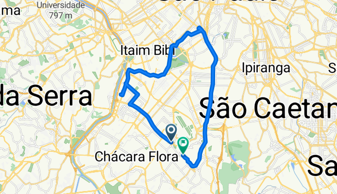 De Avenida Doutor Lino de Moraes Leme a Rua Rishin Matsuda