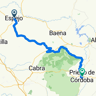 Route from Espejo