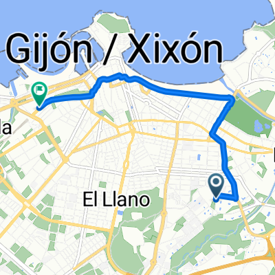 Calle de Corín Tellado, Gijón a Gijón