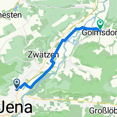 Dornburger Straße, Jena nach Untergasse, Golmsdorf