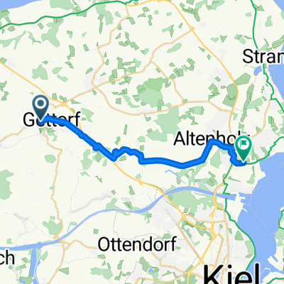 Hasselrott, Gettorf nach Groß Hasselrod, Kiel