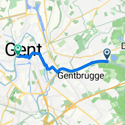 Panhuisstraat, Destelbergen naar Heilig-Sacramentstraat, Gent