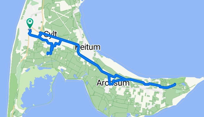 Viktoriastraße, Sylt nach Viktoriastraße, Sylt