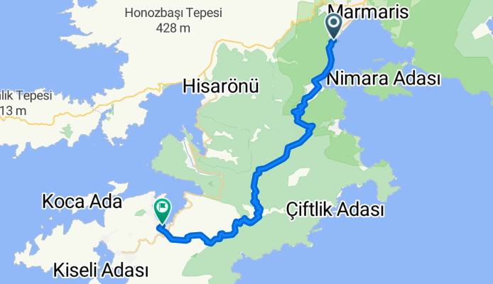 207. Sk., Marmaris nach Buruncuk Sk., Marmaris