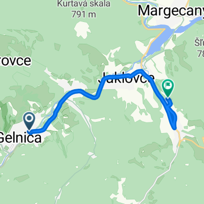 Gelnica- Jaklovce- V. Folkmar- v.n. Jaklovce