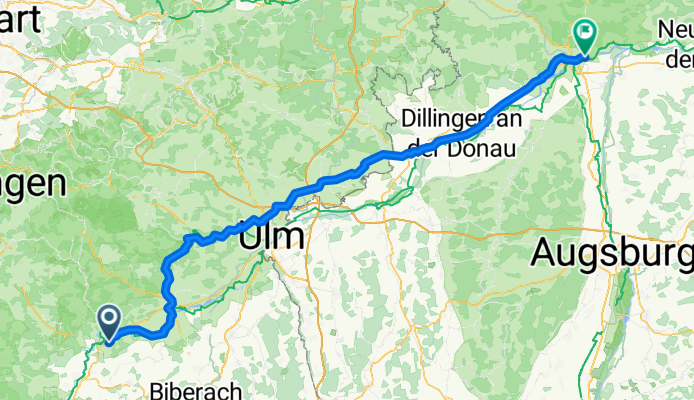 Von Obermarchtal bis Donauwörth