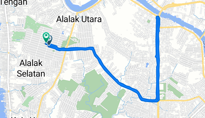 Jalan HKSN Kompleks Amd Permai No.199 to Jalan HKSN No.212