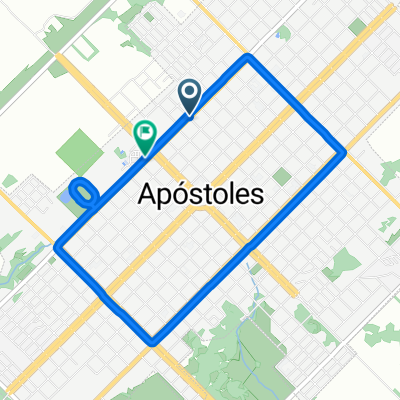 Avenida Ucrania, Apóstoles a Avenida Islas Malvinas, Apóstoles
