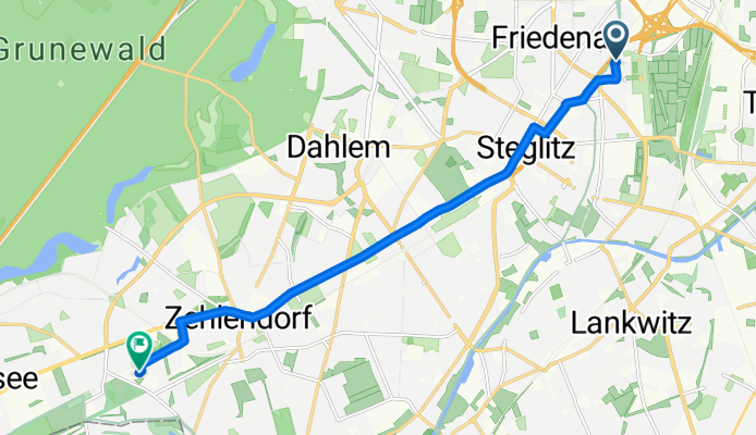 Dürerplatz, Berlin nach Robert-von-Ostertag-Straße, Berlin