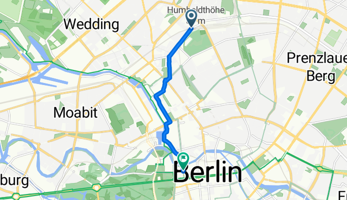 Böttgerstraße, Berlijn naar Unter den Linden, Berlijn