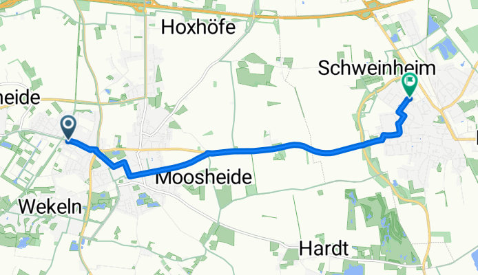 Moltkestraße nach Rudolf-Diesel-Straße