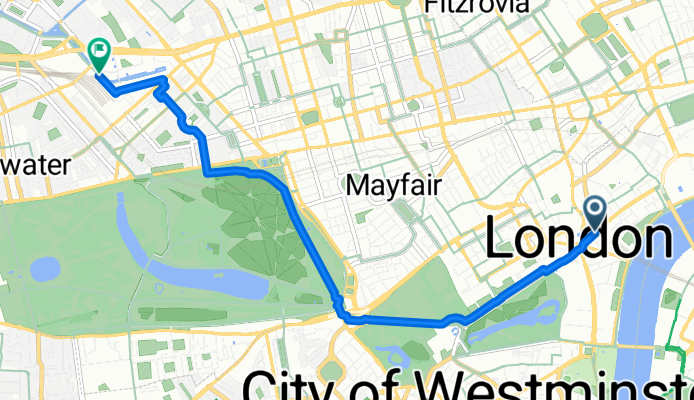 Charing Cross to Paddington