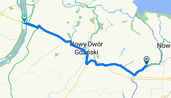 Kępki, Nowy Dwór Gdański nach Gdańska, Kiezmark