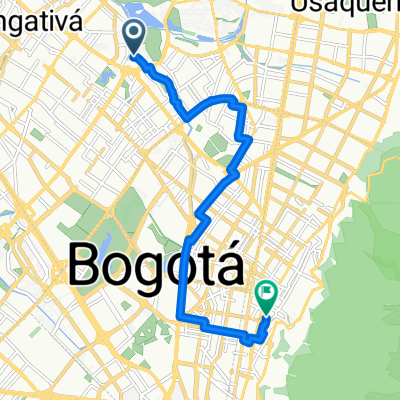 Ruta en Bogotá