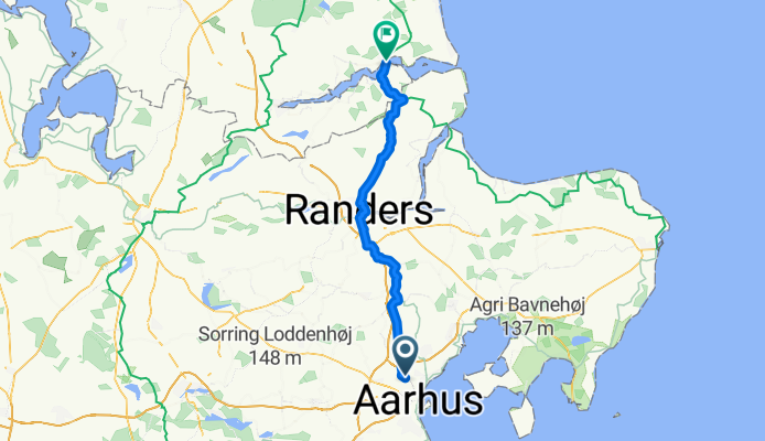 Ebeltoft - Hadsten + Hadsten - Gistrup (1/2)