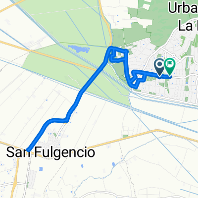 De Calle Paco Rabal a Calle Belgrado