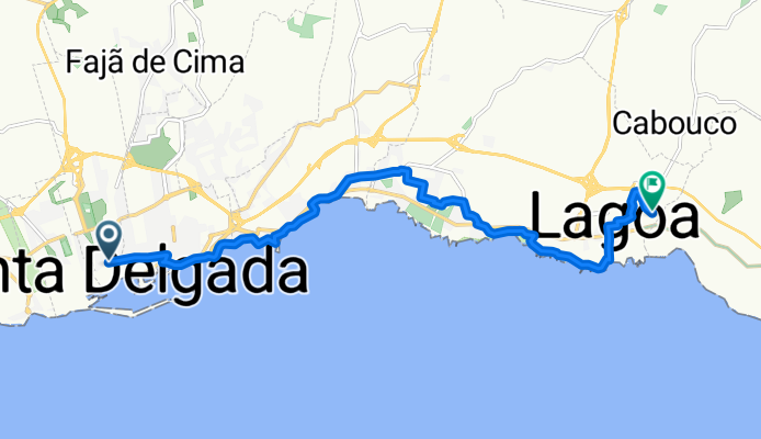 From Ponta Delgada to Lagoa