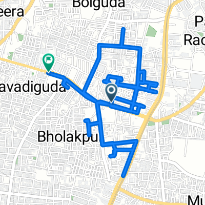 6-4-424/1/A to Kavadiguda Road 1-3-3/10