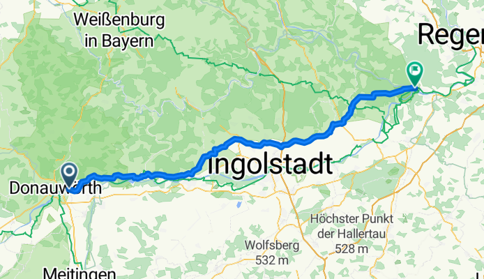 Von Donauwörth bis Kelheim