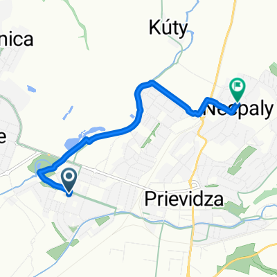 Milana Rastislava Štefánika, Prievidza až Na Záhumní, Prievidza