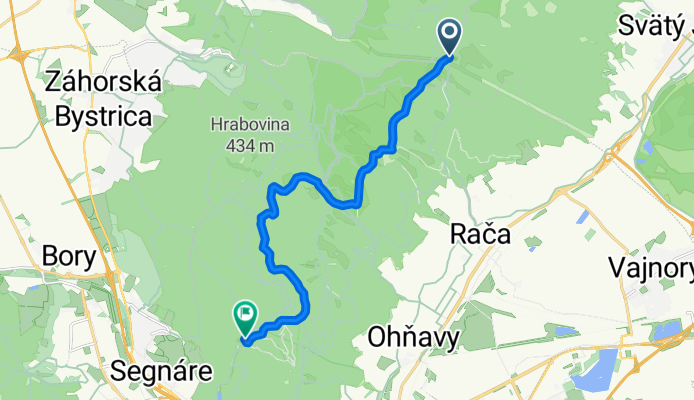 Svätý Jur 1884, Svätý Jur až Nové Mesto, Bratislava III