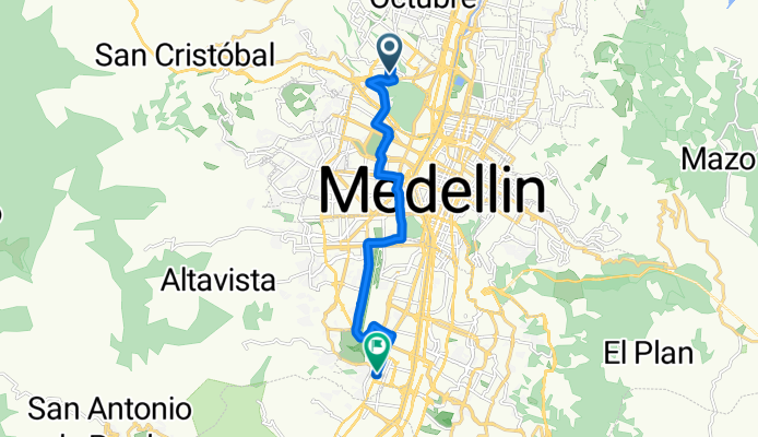 De Calle # 73a-226 a Carrera # 9D SUR-36