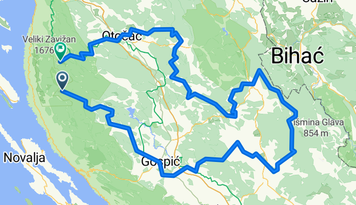 Paklenica National Park - Kamena galerija - Debeli kuk - Jama Golubinka - Ždrilski kuk 1165m - Ramino Korito - Kiza - Velebit - rest&amp;view for2 - Krajačev...