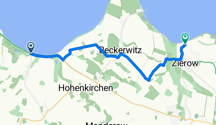 Niendorf, Hohenkirchen nach Zierow, Zierow