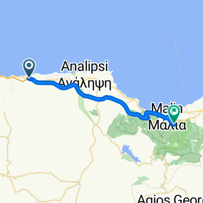 A90, Anopoli nach Agias Marinas, Malia