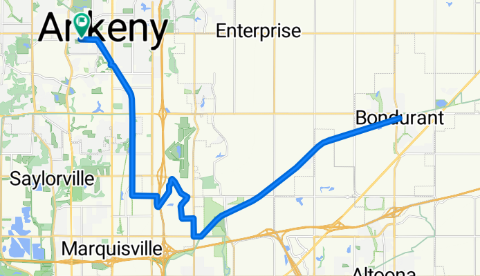SW Oak Ln, Ankeny to SW Second St, Ankeny