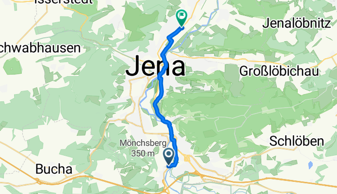 Göschwitzer Straße, Jena nach Altenburger Straße, Jena