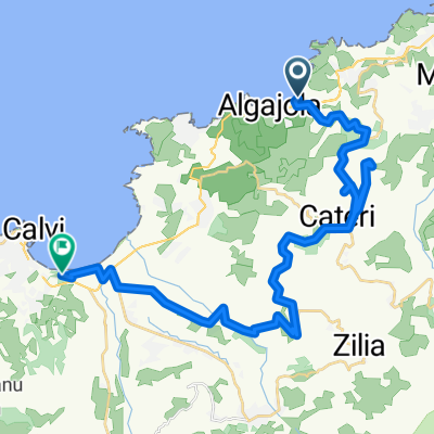 Strada Di U Mare, Aregno nach Route de la Pinède, Calvi