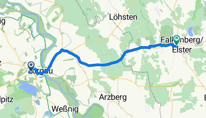 Prager Straße 12A nach Ludwig-Jahn-Straße